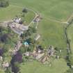 Oblique aerial view of Kilmany Parish Church, taken from the SW.