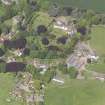 Oblique aerial view of Kilmany Parish Church, taken from the SW.