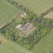 Oblique aerial view of Balmanno House, taken from the SSE.