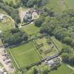 Oblique aerial view of Lauriston Castle, taken from the NNW.