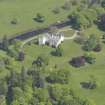 Oblique aerial view of Cortachy Castle, taken from the SW.