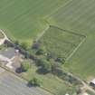 Oblique aerial view of Ballinshoe Castle, taken from the NW.