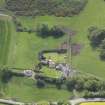 Oblique aerial view of Garleton Castle, taken from the N.
