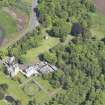 Oblique aerial view of Luffness House, taken from the S.