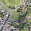 Oblique aerial view of St Andrew's Church, taken from the NNE.