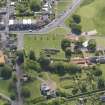 Oblique aerial view of St Andrew's Church, taken from the NW.