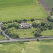 Oblique aerial view of Bunkerhill House, taken from the N.