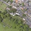 Oblique aerial view of North Berwick Old Parish Church, taken from the SE.