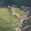 Oblique aerial view of Tantallon Castle, taken from the SSE.