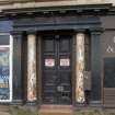 Detail of entrance of former Royal Hotel, 1-6 Albert Place, Rothesay, Bute