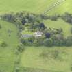 Oblique aerial view of Drummonie House, taken from the WNW.