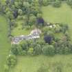 Oblique aerial view of Drummonie House, taken from the NW.