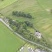 Oblique aerial view of Duncrub House dovecot, taken from the NNE.