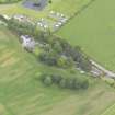 Oblique aerial view of Duncrub House dovecot, taken from the SW.