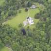 Oblique aerial view of Invermay House, taken from the S.