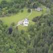 Oblique aerial view of Invermay House, taken from the SE.