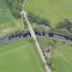 Oblique aerial view of Dalreoch Bridge, taken from the SW.