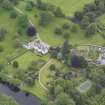 Oblique aerial view of Colquhalzie House, taken from the NNW.