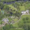 Oblique aerial view of Colquhalzie House, taken from the S.