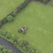 Oblique aerial view of Innerpeffray Castle, taken from the SE.