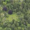 Oblique aerial view of Abercairny House, East Walled Garden, taken from the WNW.