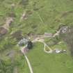 Oblique aerial view of Connachan Lodge, taken from the E.