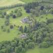 Oblique aerial view of Monzie Castle, taken from the N.
