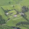 Oblique aerial view of Lochlane House, taken from the WNW.