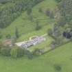 Oblique aerial view of Lawers Country House, taken from the S.