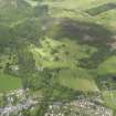 Oblique aerial view of Comrie Golf Course, taken from the SSE.