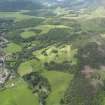 Oblique aerial view of Comrie Golf Course, taken from the E.