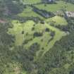 Oblique aerial view of Comrie Golf Course, taken from the WNW.