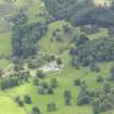 Oblique aerial view of Aberuchill Castle, taken from the NNE.