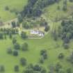 Oblique aerial view of Aberuchill Castle, taken from the N.