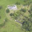 Oblique aerial view of Aberuchill Castle, taken from the SW.