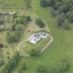 Oblique aerial view of Aberuchill Castle, taken from the ENE.