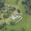 Oblique aerial view of Aberuchill Castle, taken from the NE.