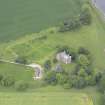 Oblique aerial view of Elcho Castle, taken from the SE.