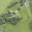 Oblique aerial view of Elcho Castle, taken from the N.