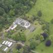 Oblique aerial view of Glendoick House, taken from the SW.