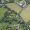 Oblique aerial view of Kinnaird Castle, taken from the NE.