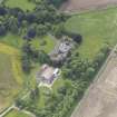 Oblique aerial view of Inchmartine House, taken from the NE.