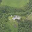 Oblique aerial view of Logie House, taken from the SE.