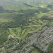 Oblique aerial view of Callander Golf Course, taken from the SW.