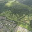Oblique aerial view of Callander Golf Course, taken from the S.