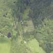 Oblique aerial view of Doune Park Country House walled garden, taken from the SE.