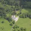 Oblique aerial view of Doune Park Country House, taken from the SW.