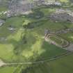 Oblique aerial view of Brucefields Family Golf Centre, taken from the S.