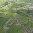 Oblique aerial view of Brucefields Family Golf Centre, taken from the ENE.