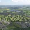 General oblique aerial view of Alloa Golf Course, taken from the W.